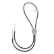 Feather Sun .923 Sterling Silver Handmade Navajo Native American Natural Turquoise Bolo Tie 24535 Feather Sun .923 Sterling Silver Handmade Navajo Native American Natural Turquoise Bolo Tie 24535