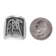 Eagle .925 Sterling Silver Certified Authentic Handmade Hopi Native American Ring 13230