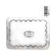 Sun Nickel Certified Authentic Handmade Navajo Native American White Howlite Buckle 1208-2