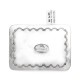 Sun Nickel Certified Authentic Handmade Navajo Native American White Howlite Buckle 1208-2