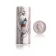 Flower Nickel .925 Sterling Silver Handmade Navajo Native American Inlaid Natural Turquoise Mother of Pearl Black Onyx Coral Lighter Case 18122 Flower Nickel .925 Sterling Silver Handmade Navajo Native American Inlaid Natural Turquoise Mother of Pearl Black Onyx Coral Lighter Case 18122
