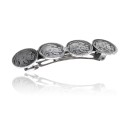 Vintage Style Buffalo Nickels Nickel Handmade Navajo Native American Hair Barrette 10322