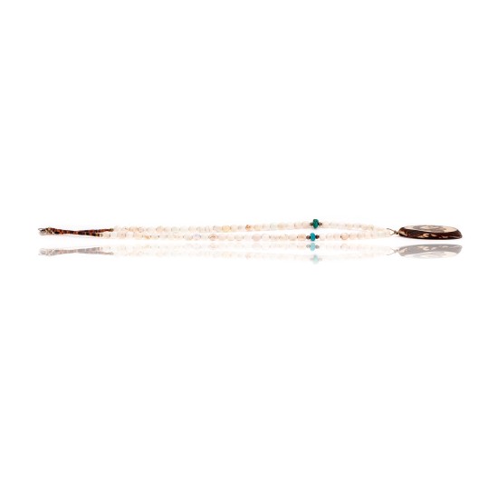 Lizard .925 Sterling Silver Certified Authentic Navajo Native American Turquoise White Howlite Necklace 11051-1 Lizard .925 Sterling Silver Certified Authentic Navajo Native American Turquoise White Howlite Necklace 11051-1