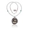 Lizard .925 Sterling Silver Certified Authentic Navajo Native American Turquoise White Howlite Necklace 11051-1 Lizard .925 Sterling Silver Certified Authentic Navajo Native American Turquoise White Howlite Necklace 11051-1