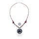 Bear Paw .925 Sterling Silver Certified Authentic Navajo Native American Natural Turquoise Coral Graduated Melon Shell Necklace 11051-2 Bear Paw .925 Sterling Silver Certified Authentic Navajo Native American Natural Turquoise Coral Graduated Melon Shell Necklace 11051-2