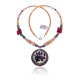 Bear Paw .925 Sterling Silver Certified Authentic Navajo Native American Natural Turquoise Coral Graduated Melon Shell Necklace 11051-2 Bear Paw .925 Sterling Silver Certified Authentic Navajo Native American Natural Turquoise Coral Graduated Melon Shell Necklace 11051-2