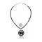 Bear .925 Sterling Silver Navajo Native American Natural Turquoise Black Onyx Necklace 11051-3 Bear .925 Sterling Silver Navajo Native American Natural Turquoise Black Onyx Necklace 11051-3