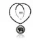 Bear .925 Sterling Silver Navajo Native American Natural Turquoise Black Onyx Necklace 11051-3 Bear .925 Sterling Silver Navajo Native American Natural Turquoise Black Onyx Necklace 11051-3