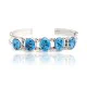 .925 Starling Silver Handmade Navajo Native American Natural Turquoise Cuff Bracelet 12715 .925 Starling Silver Handmade Navajo Native American Natural Turquoise Cuff Bracelet 12715