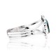 Natural Turquoise .925 Sterling Silver Certified Authentic Navajo Native American Handmade Cuff Bracelet 12826-6