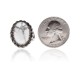 .925 Sterling Silver Certified Authentic Handmade Navajo Native American Natural White Howlite Ring 12831-4