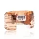 Feather Pure Copper Navajo Native American Handmade Cuff Bracelet 12868-8 Feather Pure Copper Navajo Native American Handmade Cuff Bracelet 12868-8
