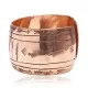 Feather Pure Copper Navajo Native American Handmade Cuff Bracelet 12868-8 Feather Pure Copper Navajo Native American Handmade Cuff Bracelet 12868-8