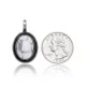 White Howlite .925 Sterling Silver Navajo Native American Handmade Delicate Pendant 12909-4
