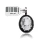 White Howlite .925 Sterling Silver Navajo Native American Handmade Delicate Pendant 12909-4