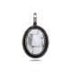 White Howlite .925 Sterling Silver Certified Authentic Navajo Native American Handmade Delicate Pendant 12909-4