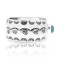 Bear Paw and Sun Natural Turquoise Nickel Certified Authentic Navajo Native American Handmade Cuff Bracelet 13026-4