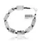 Natural Hematite and White Howlite .925 Sterling Silver Navajo Native American Link Bracelet 13182 Natural Hematite and White Howlite .925 Sterling Silver Navajo Native American Link Bracelet 13182