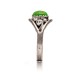 Gaspeite .925 Sterling Silver Certified Authentic Navajo Native American Handmade Ring 13204-5 Gaspeite .925 Sterling Silver Certified Authentic Navajo Native American Handmade Ring 13204-5