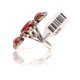 Spiny Oyster .925 Sterling Silver Certified Authentic Navajo Native American Handmade Ring 13206