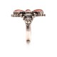Spiny Oyster .925 Sterling Silver Certified Authentic Navajo Native American Handmade Ring 13209-1
