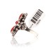 Spiny Oyster .925 Sterling Silver Certified Authentic Navajo Native American Handmade Ring 13209-1