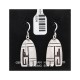 .925 Sterling Silver Certified Authentic Handmade Hopi Native American Earrings 13239 .925 Sterling Silver Certified Authentic Handmade Hopi Native American Earrings 13239