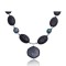 Natural Turquoise and Jasper .925 Sterling Silver Certified Authentic Navajo Native American Necklace 15409-39
