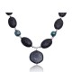 Natural Turquoise and Jasper .925 Sterling Silver Certified Authentic Navajo Native American Necklace 15409-39 Natural Turquoise and Jasper .925 Sterling Silver Certified Authentic Navajo Native American Necklace 15409-39