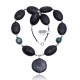 Natural Turquoise and Jasper .925 Sterling Silver Certified Authentic Navajo Native American Necklace 15409-39 Natural Turquoise and Jasper .925 Sterling Silver Certified Authentic Navajo Native American Necklace 15409-39