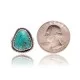 Natural Turquoise .925 Sterling Silver Navajo Native American Handmade Ring 17000-8 Natural Turquoise .925 Sterling Silver Navajo Native American Handmade Ring 17000-8