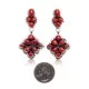 Coral .925 Starling Silver Navajo Native American Handmade Post Earrings 18198-20 Coral .925 Starling Silver Navajo Native American Handmade Post Earrings 18198-20
