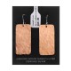 Hammered Pure Copper Certified Authentic Navajo Native American Handmade Dangle Earrings 18245