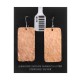 Hammered Pure Copper Certified Authentic Navajo Native American Handmade Dangle Earrings 18245