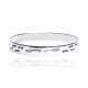 Heart Arrow Feather Sun .925 Sterling Silver Certified Authentic Hopi Handmade Native American Bangle Bracelet 22215 Heart Arrow Feather Sun .925 Sterling Silver Certified Authentic Hopi Handmade Native American Bangle Bracelet 22215