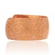 Hammered Copper Certified Authentic Navajo Native American Handmade Wide Cuff Bracelet 22218