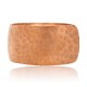 Hammered Copper Certified Authentic Navajo Native American Handmade Wide Cuff Bracelet 22218