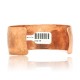 Hammered Copper Certified Authentic Navajo Native American Handmade Wide Cuff Bracelet 22218