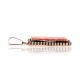 Orange Spiny Oyster .925 Starling Silver Certified Authentic Navajo Native American Handmade Pendant 24519-1