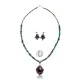 Natural Turquoise Purple Spiny Oyster .925 Sterling Silver Navajo Native American Handmade Pendant Earnings Set 24519-15222-18198-10 Natural Turquoise Purple Spiny Oyster .925 Sterling Silver Navajo Native American Handmade Pendant Earnings Set 24519-15222-18198-10