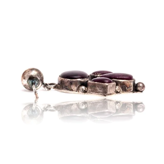 Natural Turquoise Purple Spiny Oyster .925 Sterling Silver Navajo Native American Handmade Pendant Earnings Set 24519-15222-18198-10 Natural Turquoise Purple Spiny Oyster .925 Sterling Silver Navajo Native American Handmade Pendant Earnings Set 24519-15222-18198-10