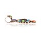 Natural Turquoise Multicolor Stone .925 Starling Silver Certified Authentic Navajo Native American Handmade Pendant 24522 Natural Turquoise Multicolor Stone .925 Starling Silver Certified Authentic Navajo Native American Handmade Pendant 24522
