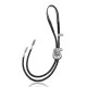 Eagle Head .925 Sterling Silver Certified Authentic Handmade Hopi Native American Bolo Tie 24554 Eagle Head .925 Sterling Silver Certified Authentic Handmade Hopi Native American Bolo Tie 24554