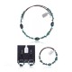 Natural Turquoise Certified Authentic Navajo Native American Adjustable Bracelet Choker Necklace and Dangle Earrings Set 25498-12732-14-13009 Natural Turquoise Certified Authentic Navajo Native American Adjustable Bracelet Choker Necklace and Dangle Earrings Set 25498-12732-14-13009