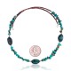 Natural Turquoise Certified Authentic Navajo Native American Adjustable 3 Stone Choker Wrap Necklace 25498 Natural Turquoise Certified Authentic Navajo Native American Adjustable 3 Stone Choker Wrap Necklace 25498