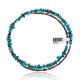 Genuine Stones Certified Authentic Navajo Native American Adjustable Choker Wrap Necklace Chain 255555