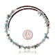 Agate Certified Authentic Navajo Native American Adjustable Choker Wrap Necklace 25563 Agate Certified Authentic Navajo Native American Adjustable Choker Wrap Necklace 25563