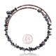 Snowflake Obsidian Certified Authentic Navajo Native American Adjustable Choker Wrap Necklace 25567 Snowflake Obsidian Certified Authentic Navajo Native American Adjustable Choker Wrap Necklace 25567