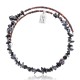Snowflake Obsidian Certified Authentic Navajo Native American Adjustable Choker Wrap Necklace 25567 Snowflake Obsidian Certified Authentic Navajo Native American Adjustable Choker Wrap Necklace 25567