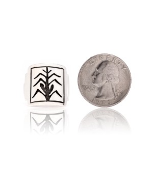Corn Stalk .925 Sterling Silver Certified Authentic Handmade Hopi Native American Ring 26231 Corn Stalk .925 Sterling Silver Certified Authentic Handmade Hopi Native American Ring 26231